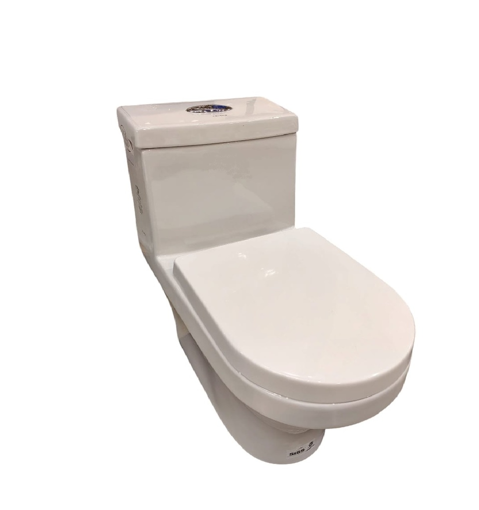 WC SANITARIO ONE PIECE ELONGADO MOD. FUSSION BLANCO MOD.5134 REF. 621511001 COD. 047825 MARCA CORONA