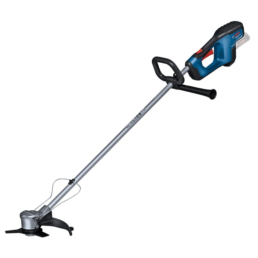 DESMALEZADORA DEZBROZADORA INALAMBRICA DOBLE DE NAILON Y CUCHILLA 2 BATERIA CARGADOR GFR18V-23 BOSCH
