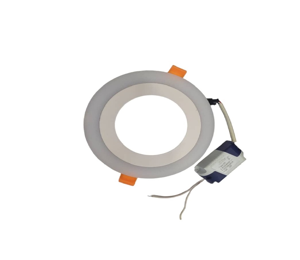LAMPARA PANEL LED 2 COLOR RECESS BLANCO Y AZUL 9+3W REF- PMMA-A-RD / 801052 MARCA BILIGHT
