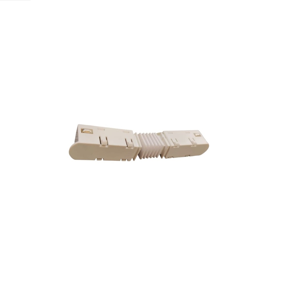 ACCESORIO / UNION / CONECTOR DE CONTINUIDAD RECTO 48 VDC BLANCO P/RIEL MAGNETICO LUM-227B-2W LUMIND