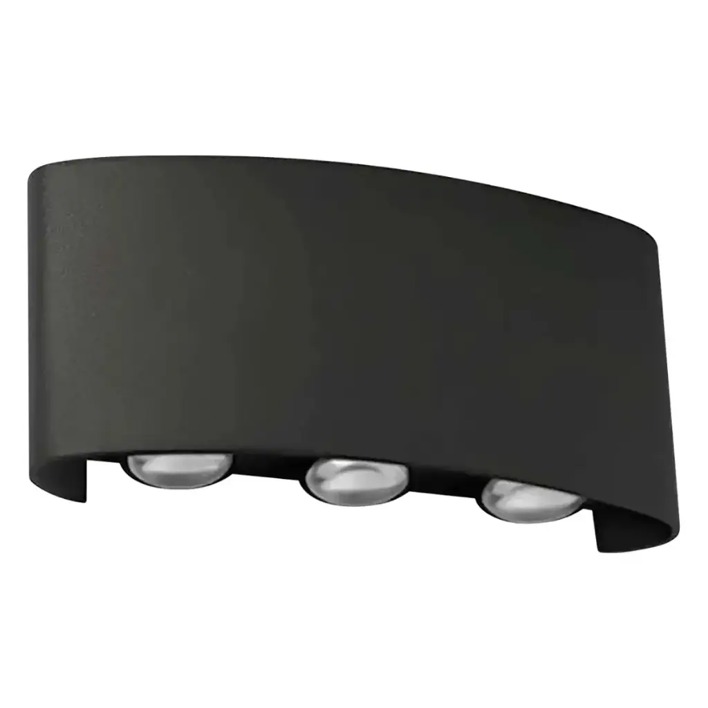 APLIQUE DE PARED SUPERFICIAL 6W 3000 K IP65 340LM 85-265V NEGRO REF. AI-WL12-BK MARCA ARTIG LIGHT