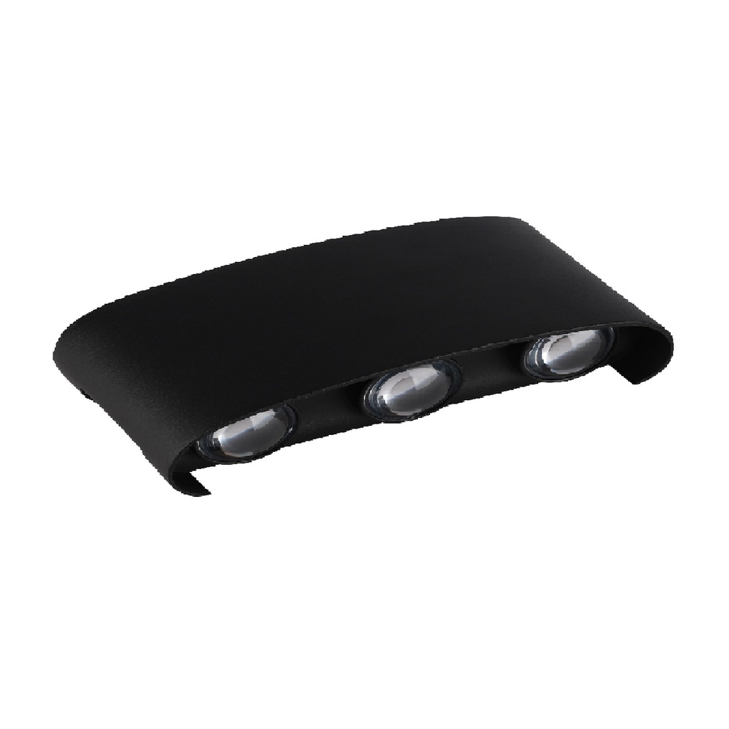 APLIQUE DE PARED SUPERFICIAL 6W 6500 K IP65 340LM 85-265V NEGRO REF. AI-WL12-BK-DL MARCA ARTIG LIGHT