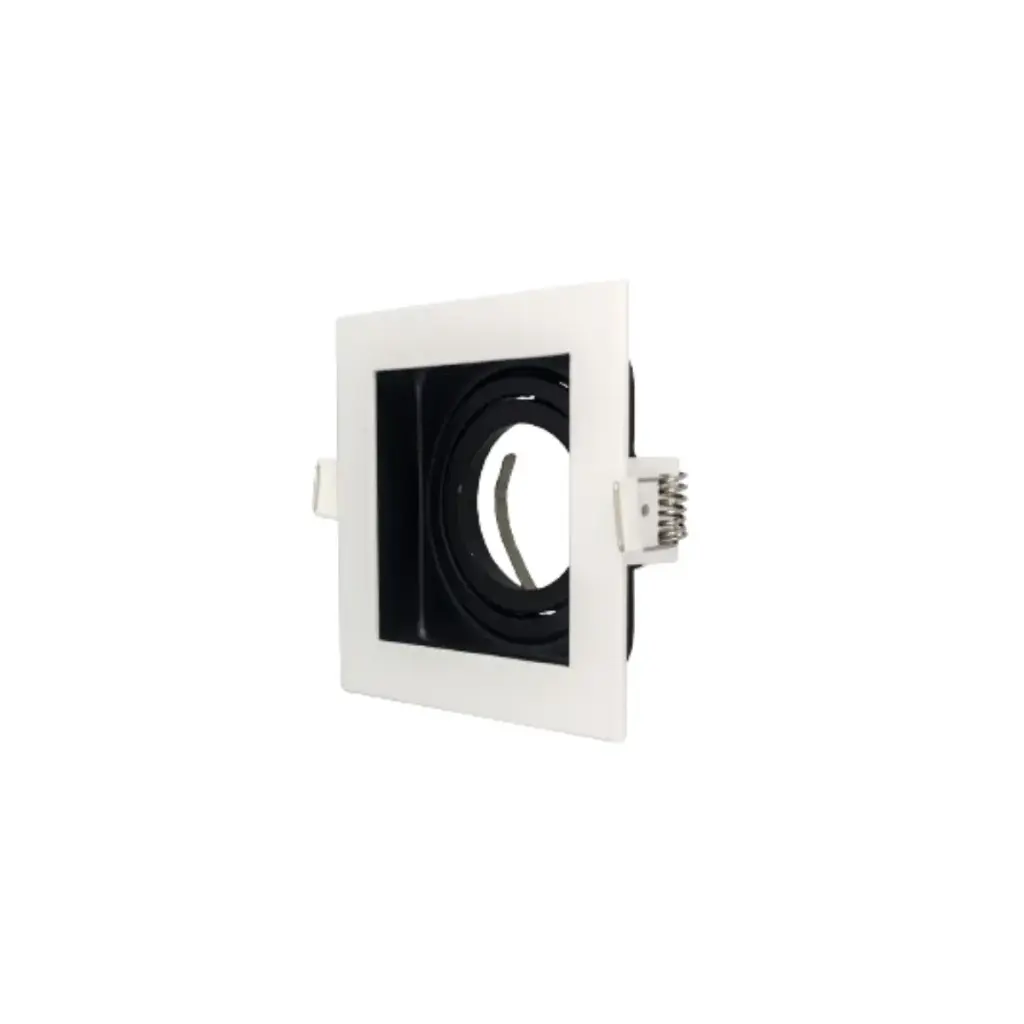 APLIQUE SPOT CUADRADO 3.5" DIRIGIBLE GU10 BLANCO P/ EMP REF. S105-WH / AI-SQ05-WH MARCA ARTIG LIGHT