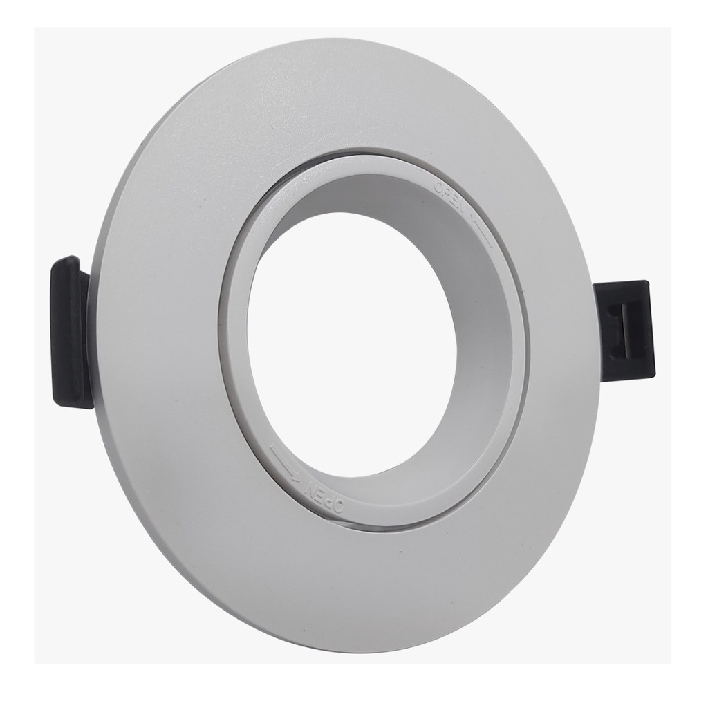 APLIQUE SPOT REDONDO P/ GU10 EMP PC 90 X25 MM C/SOCKET- HOLE 75MM - BLAN REF. AI-RD02-WH ARTIG LIGHT