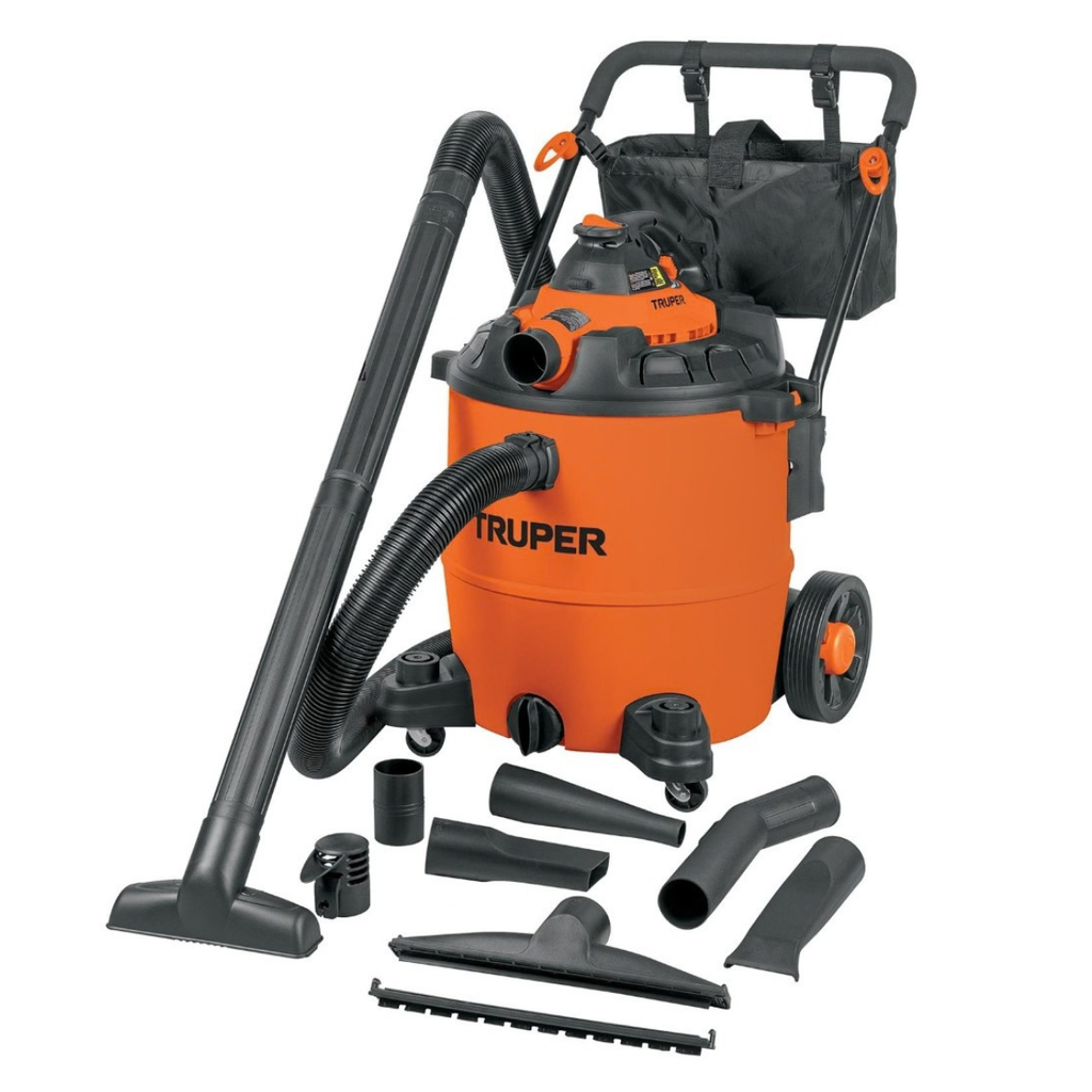 ASPIRADORA / SOPLADORA 16 GAL. LIQ Y SOLD. 4800 W 2 HP MOD. ASP-16S REF. 101522 MARCA TRUPER