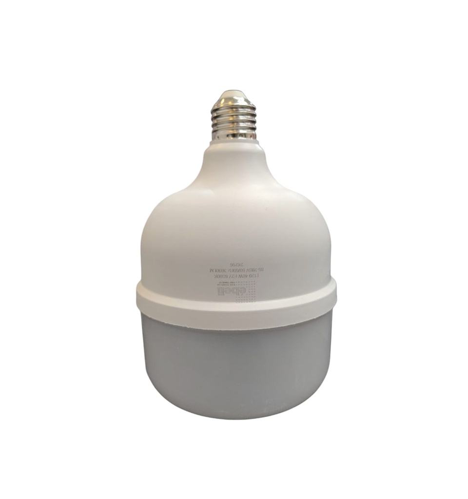 BOMBILLO LED TIPO DOMO 40W E27 6500K T120 85-285V REF. 5211601040 MARCA EBELI