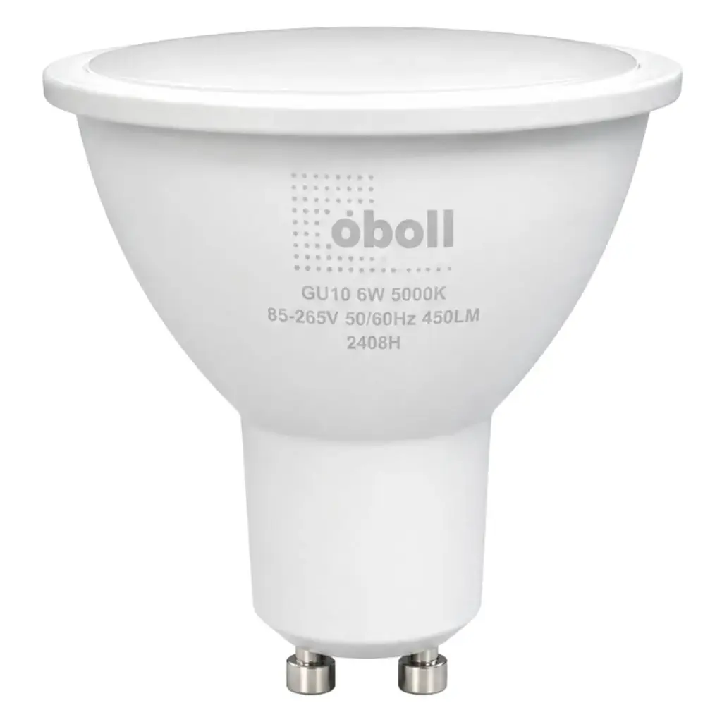BOMBILLO DICROICO GU10 5W 6500K 85-285V 450LM REF. 5211701005 MARCA EBELI