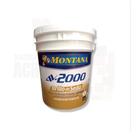 BRILLO DE SEDA AV-2000 COLOR BLANCO 04 GL REF. FA0-27110140 MARCA MONTANA