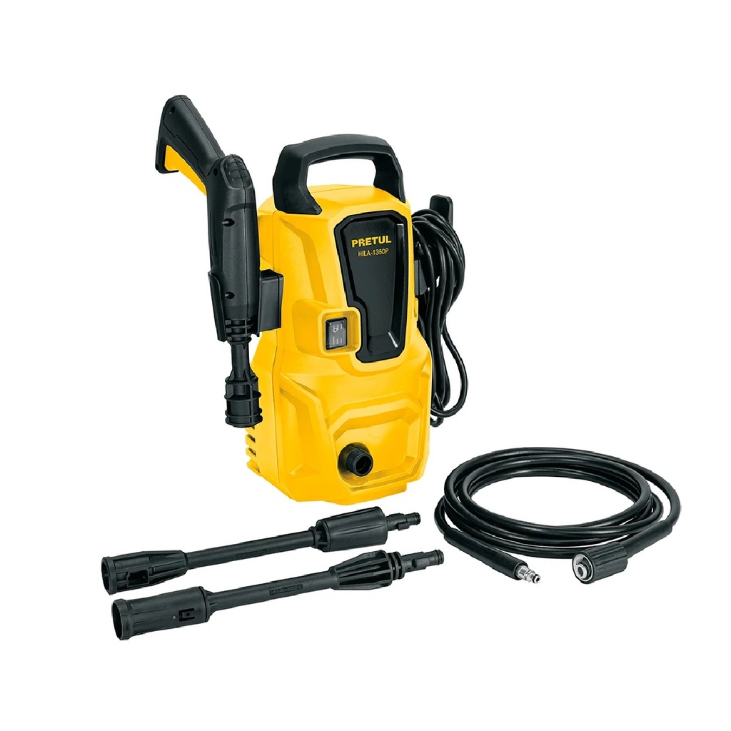 HIDROLAVADORA / HIDROJET ELECTRICA 1.200W - 1.6HP 1.350PSI MOD. HILA-350P REF. 29004 MARCA PRETUL