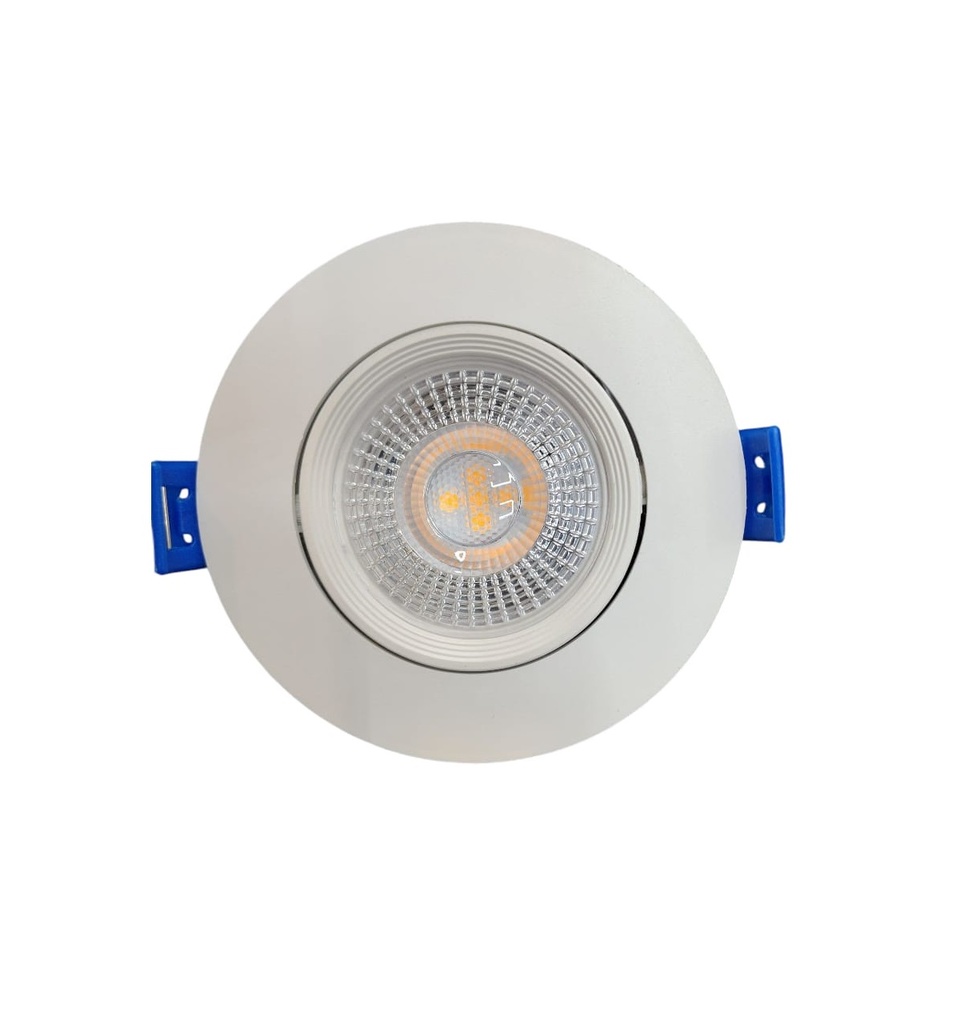 LAMPARA LED SPOT INTEGRADO BASCULANTE REDONDO 5W 6500K 85-285V P/ EMP. REF. 5212621005 MARCA EBELI