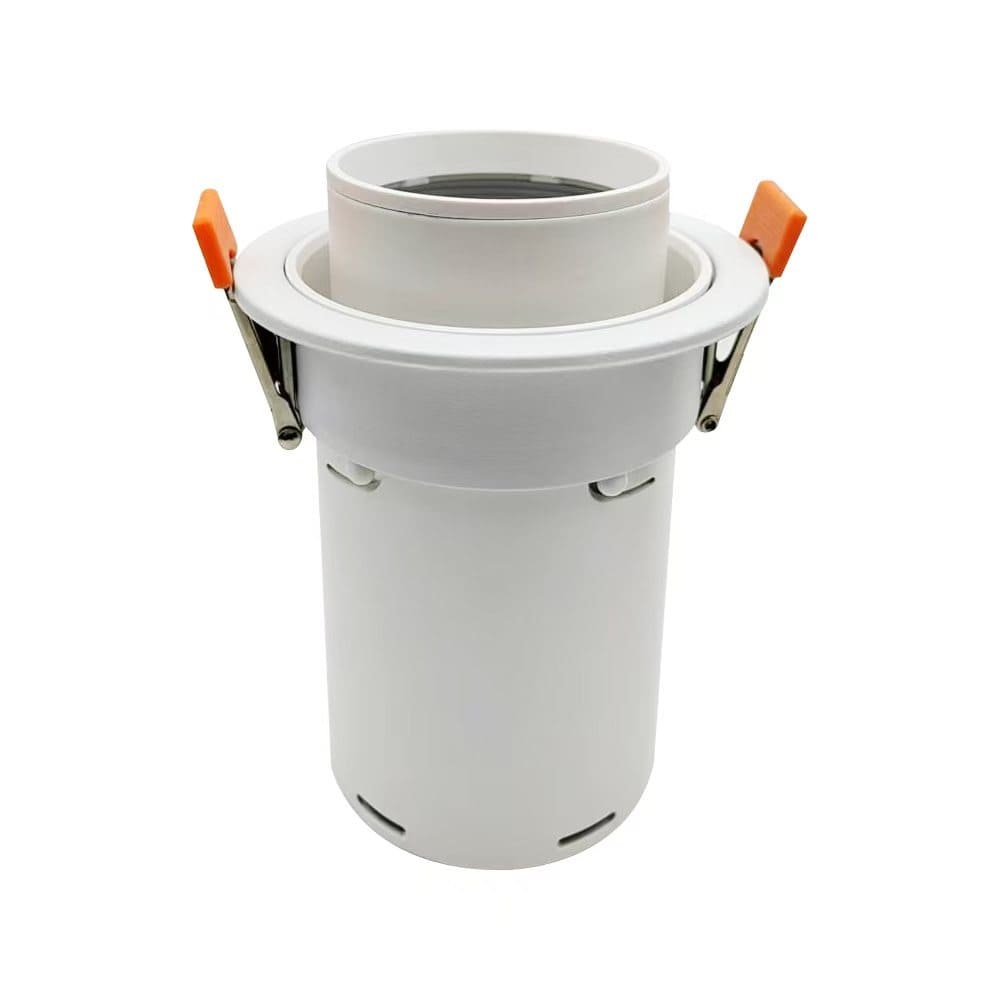 LAMPARA SPOT ARO PARA EMPOTRAR 75 MM RED. P/GU10 S/BOMB. C/BLANC REF. AROGALB / 504060 MARCA LUCERNA