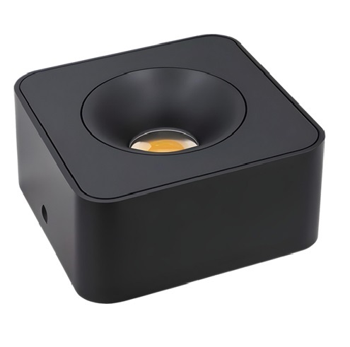 LAMPARA SPOT INTEGRADA CUAD. SUP. 12W 3T/CRI90+ MOD BLOCK C/NEG REF. BLOCK12N / 504091 MARCA LUCERNA