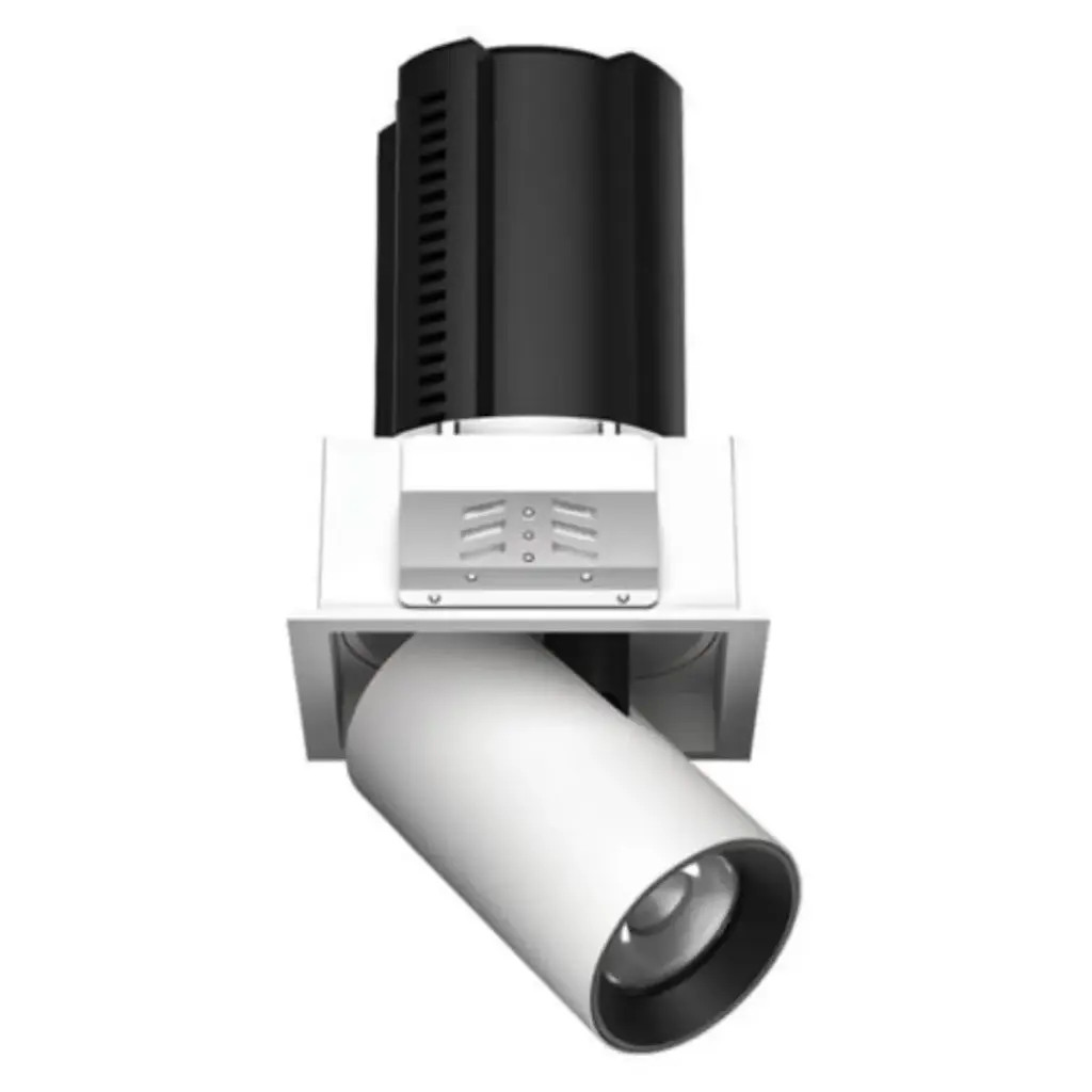 LAMPARA LED INTEG. T/BALA CUAD. EMP. 12W 75MM 3T/CRI90+ C/BLANCO REF. GAL12CB / 504213 MARCA LUCERNA