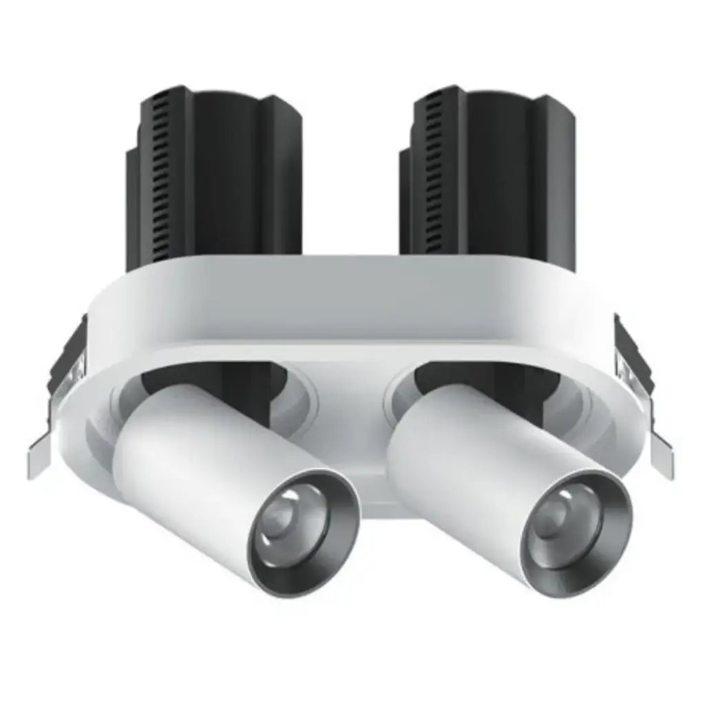 LAMPARA LED INTEG. T/BALA RED. EMP. 24W 3T/CRI90+ DOBLE C/BLANCO REF. GAL24B / 504190 MARCA LUCERNA