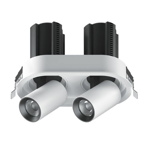 LAMPARA LED INTEG. T/BALA RED. EMP. 24W 3T/CRI90+ DOBLE C/BLANCO REF. GAL24B / 504190 MARCA LUCERNA