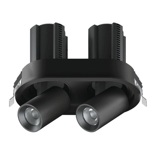 LAMPARA LED INTEG. T/BALA RED. EMP. 24W 3T/CRI90+ DOBLE C/NEGRO REF. GAL24N / 504206 MARCA LUCERNA
