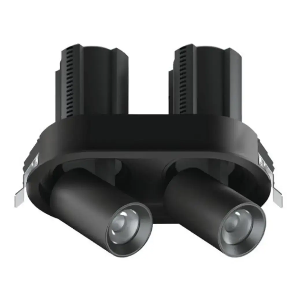 LAMPARA LED INTEG. T/BALA RED. EMP. 24W 3T/CRI90+ DOBLE C/NEGRO REF. GAL24N / 504206 MARCA LUCERNA