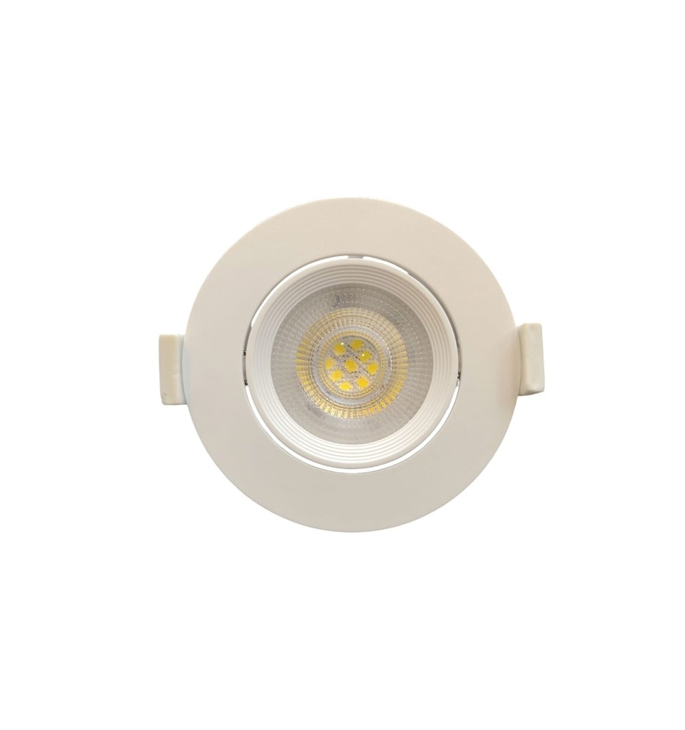LAMPARA LED SPOT INTEGRADO BASCULANTE CIRCULAR 7W 6500K 85/285V REF. 5212621007 MARCA EBELI