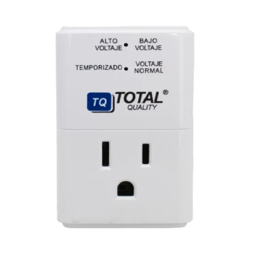 PROTECTOR DE VOLTAJE 1 TOMA P/ NEVERA 15 AMP 1800 WATTS 120 VAC REF.TQ-NAG120 / 487305 TOTAL QUALITY