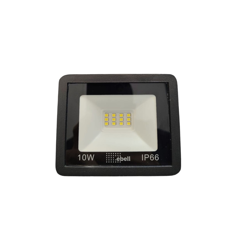 REFLECTOR LED 10W 6500K 810LM 85-285V IP66 COLOR NEGRO REF. 5213051010 MARCA EBELI
