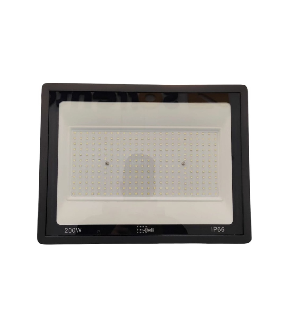 REFLECTOR LED 200W 6500K 16200LM 85-285V IP66 COLOR NEGRO REF. 5213051200 MARCA EBELI
