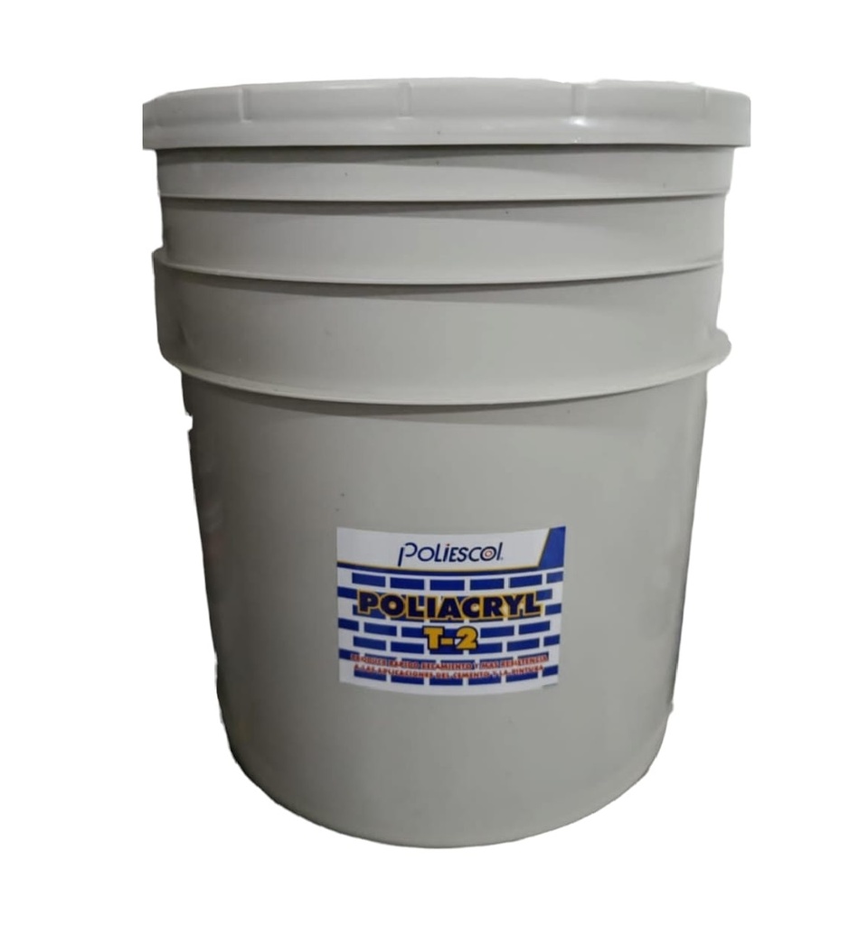 RESINA POLIACRYL T-2 IMPERMEABILIZANTE CUÑETE ( 5 GALON ) MARCA POLIESCOL