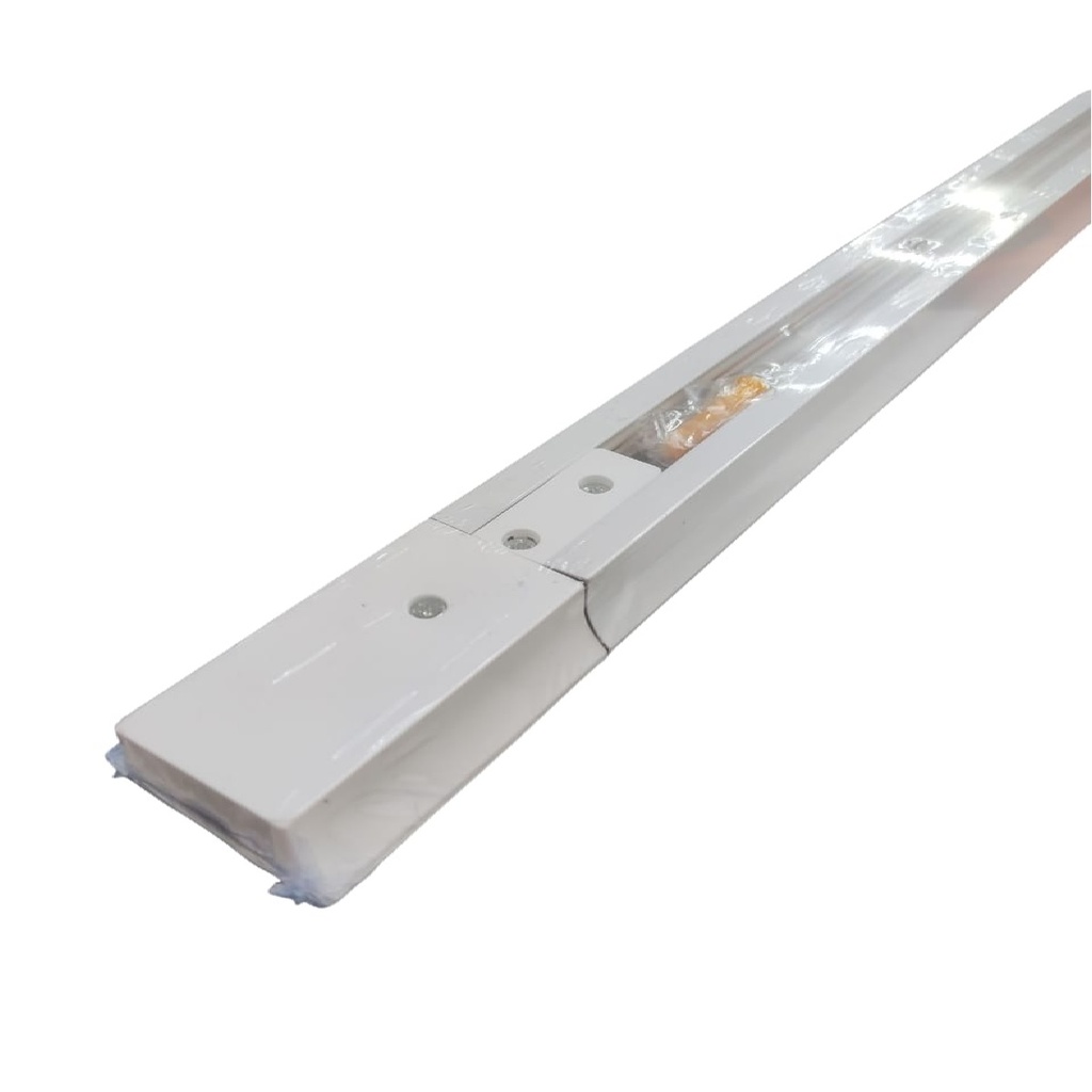 RIEL / CARRIL TRACK LIGHT SUPERFICIAL TRADICIONAL COLOR BLANCO 110V 1MT REF. TRACK0101 MARCA LIPER