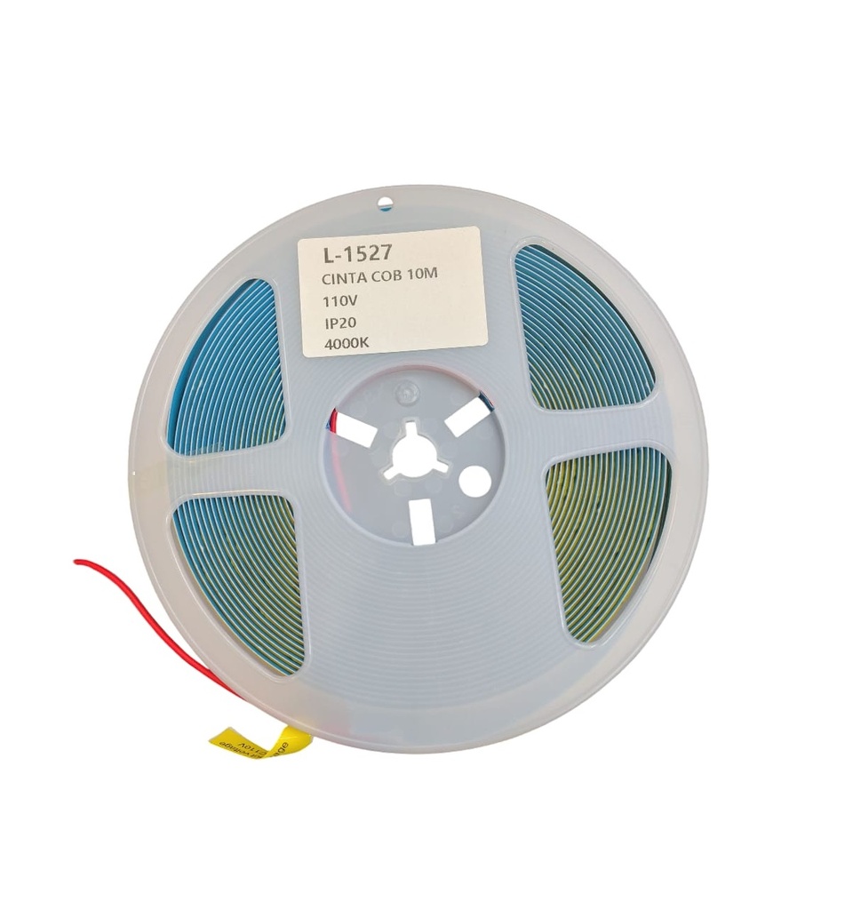CINTA LED T/COB S/PUNTOS 110V 4000K IP20 10MT 10W (NO REQUIERE PLUG) USA 1085 REF LUM-1527-4K LUMIND