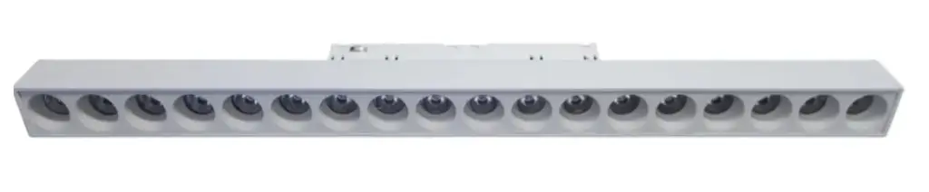 LAMPARA LED LINEAL MULTISPOT 18W 48V 3000K+4000K 330X22X25MM BLANCO P/RIEL MAG REF. EF-1574-18W EFECTO