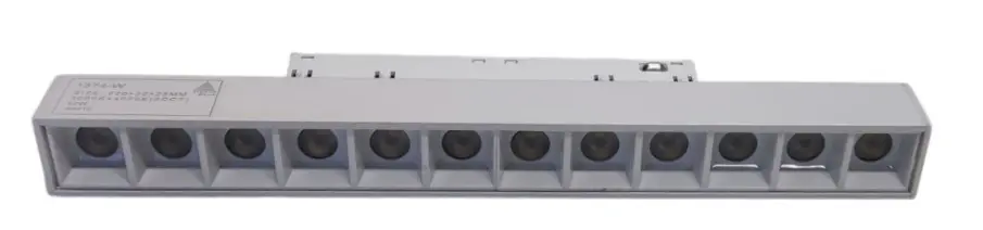 LAMPARA LED LINEAL MULTISPOT 12W 48V 3000K+4000K 220X22X25MM BLANC P/RIEL MAGN REF. EF-1574-W EFECTO