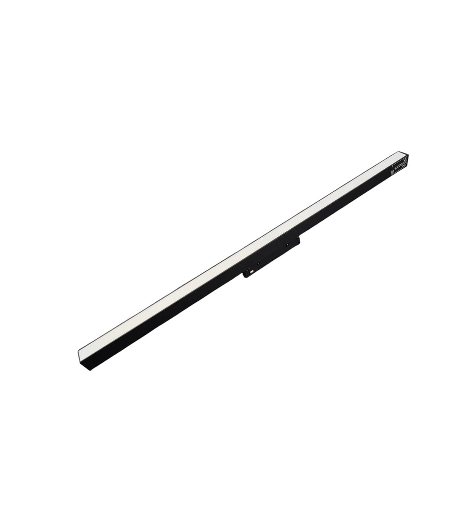 LAMPARA LINEAL DIFUSA 24W 48V 3000K+4000K 600X22X25 MM P/RIEL MAGNETICO NEGRO REF. EF-1572 EFECTO