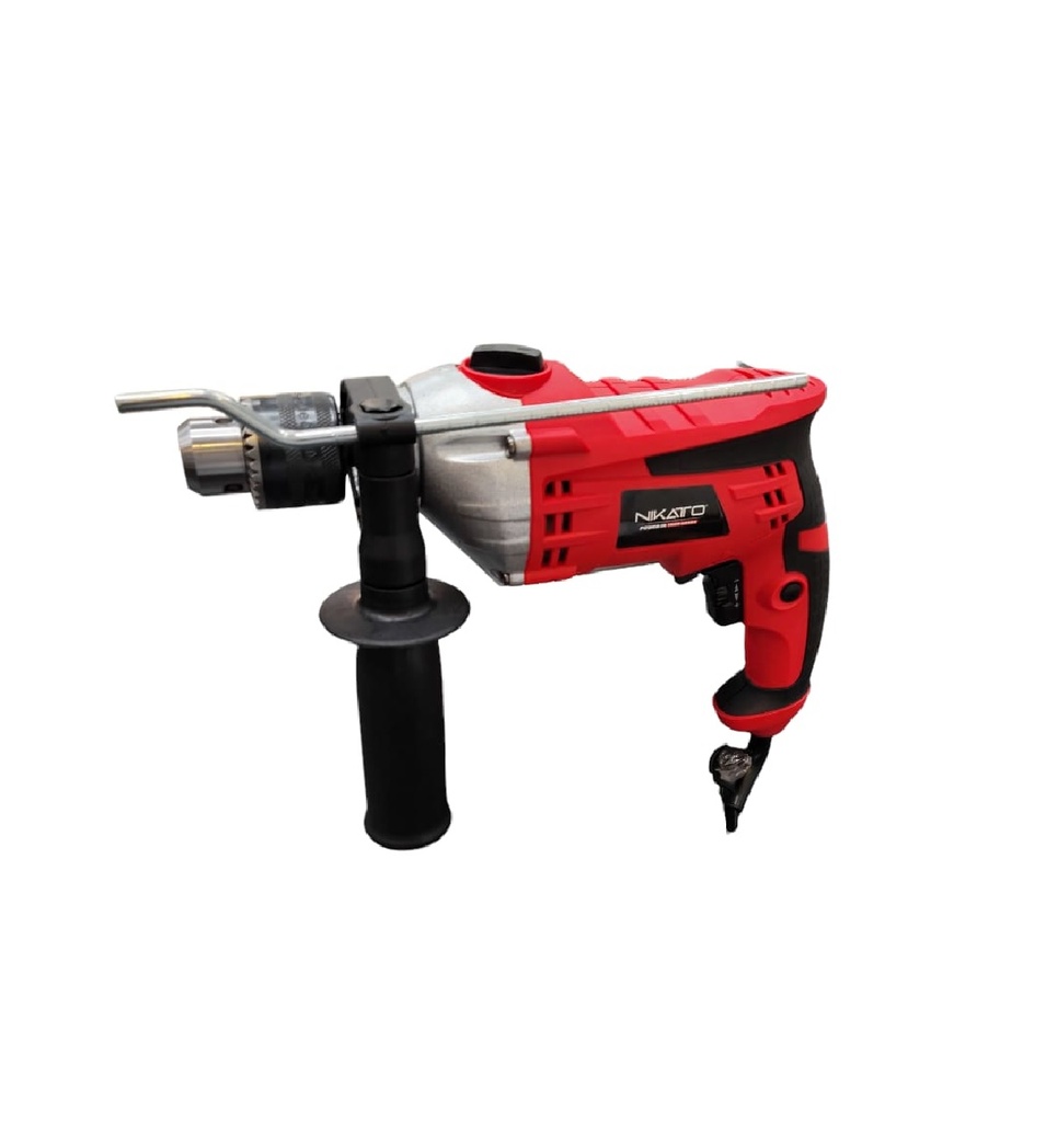 TALADRO PERCUTOR 1/2" 900 W 110 V / 60 HZ 2800 RPM R.R.V. REF. NIK-HM9217 / 111668 MARCA NIKATTO