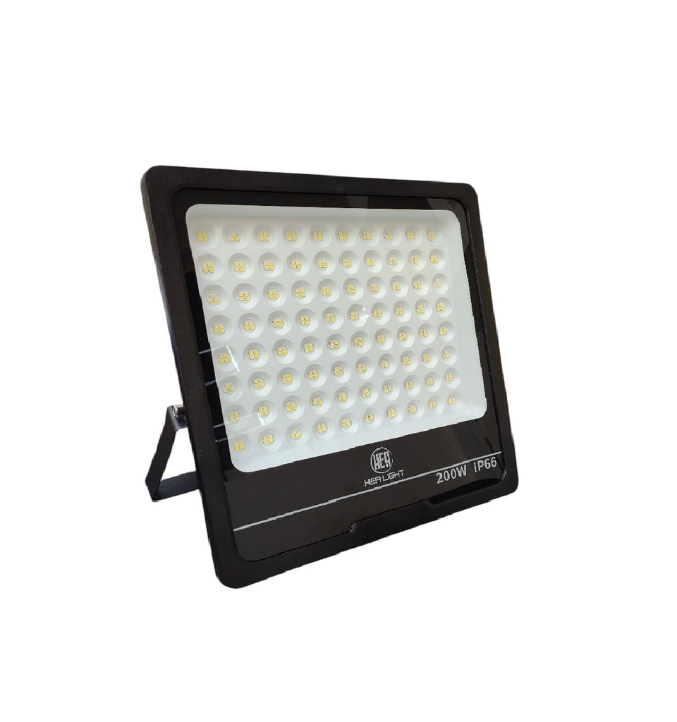 REFLECTOR CUADRADO LED 200 W COB AC 90 - 265 V 6500 K IP66 REF. 006459 MARCA HEA LIGHT