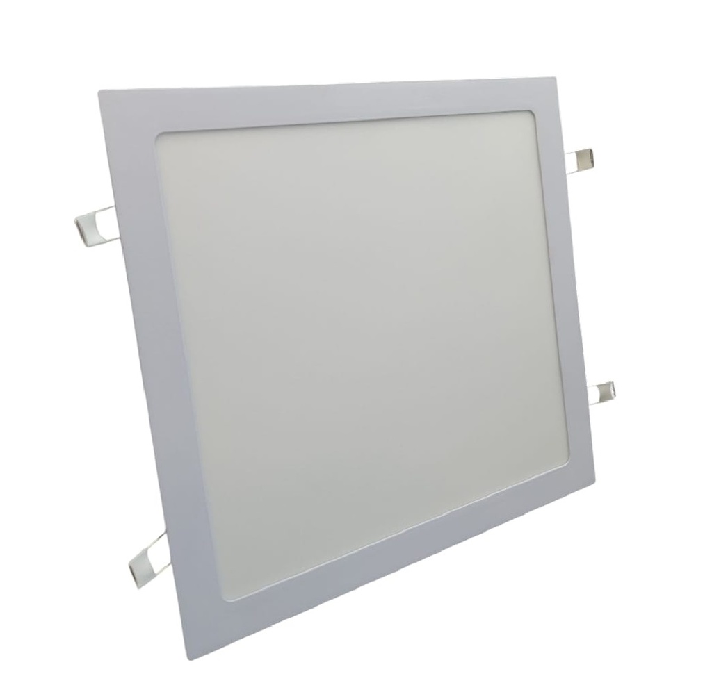 LAMPARA PANEL LED PARA EMPOTRAR CUADRADA 24W 3000K 85/285V REF. 5212312024 MARCA EBELI