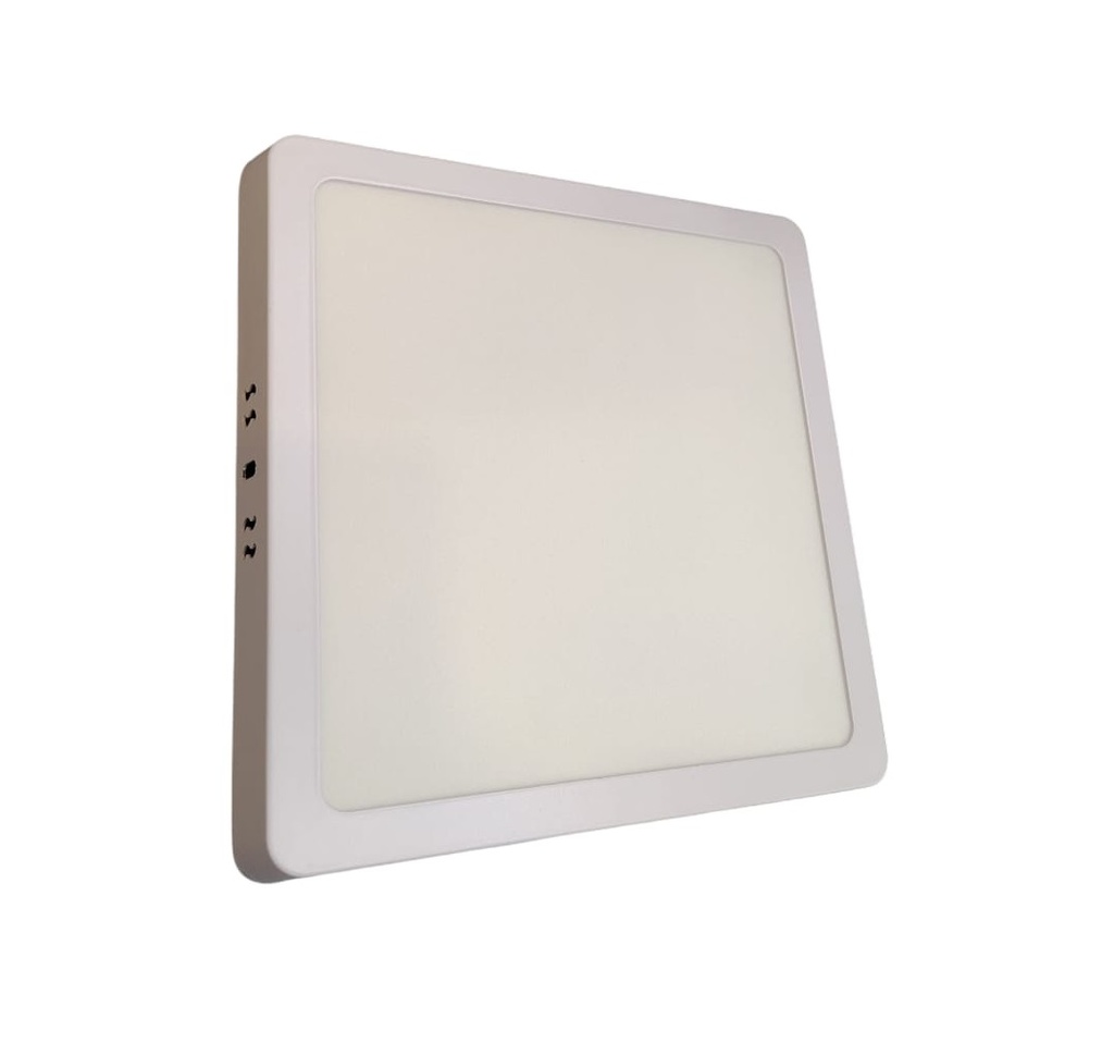 LAMPARA PANEL LED SUPERFICIAL CUADRADA 18W 3000K 85/285V REF. 5212322018 MARCA EBELI