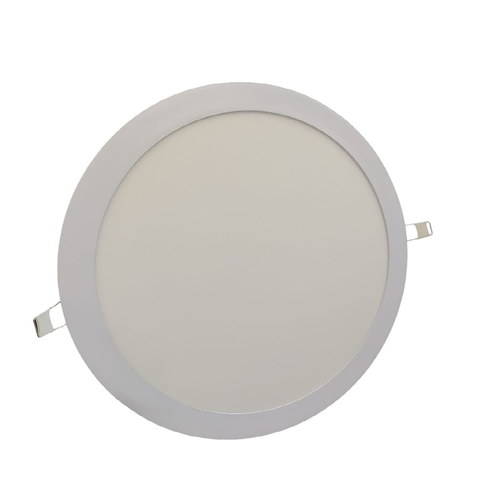 LAMPARA PANEL LED PARA EMPOTRAR CIRCULAR 24W 3000K 85/285V REF. 5212212024 MARCA EBELI