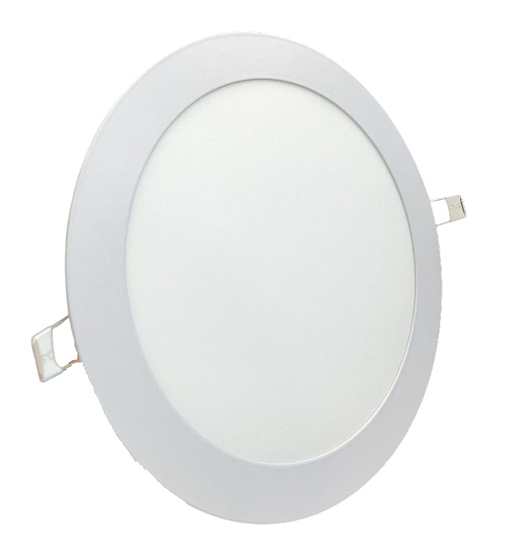 LAMPARA PANEL LED PARA EMPOTRAR CIRCULAR 18W 3000K 85/285V REF. 5212212018 MARCA EBELI