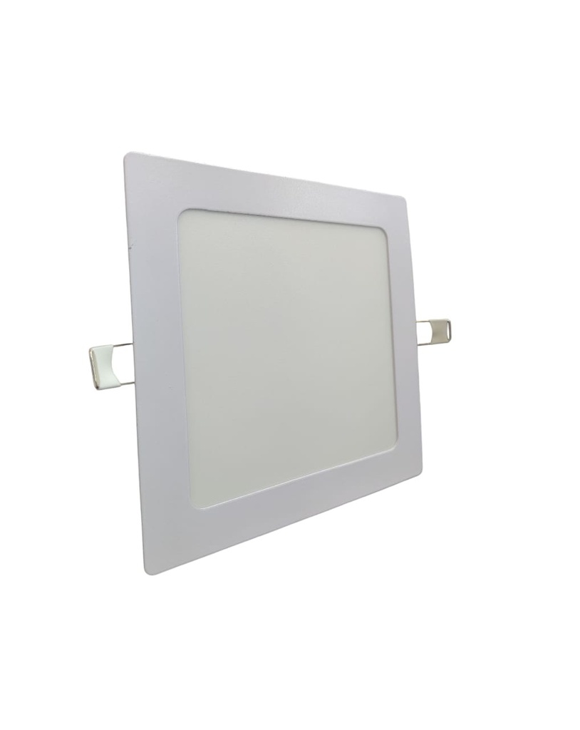 LAMPARA PANEL LED PARA EMPOTRAR CUADRADA 12W 3000K 85/285V REF. 5212312012 MARCA EBELI