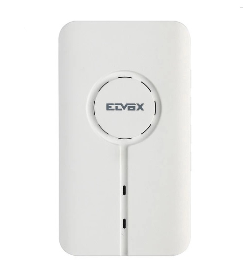 TIMBRE ELECTRONICO 433MHZ COLOR BLANCO SERIE ELVOX PARA VIDEO PORTERO K40960 REF.40961 MARCA VIMAR
