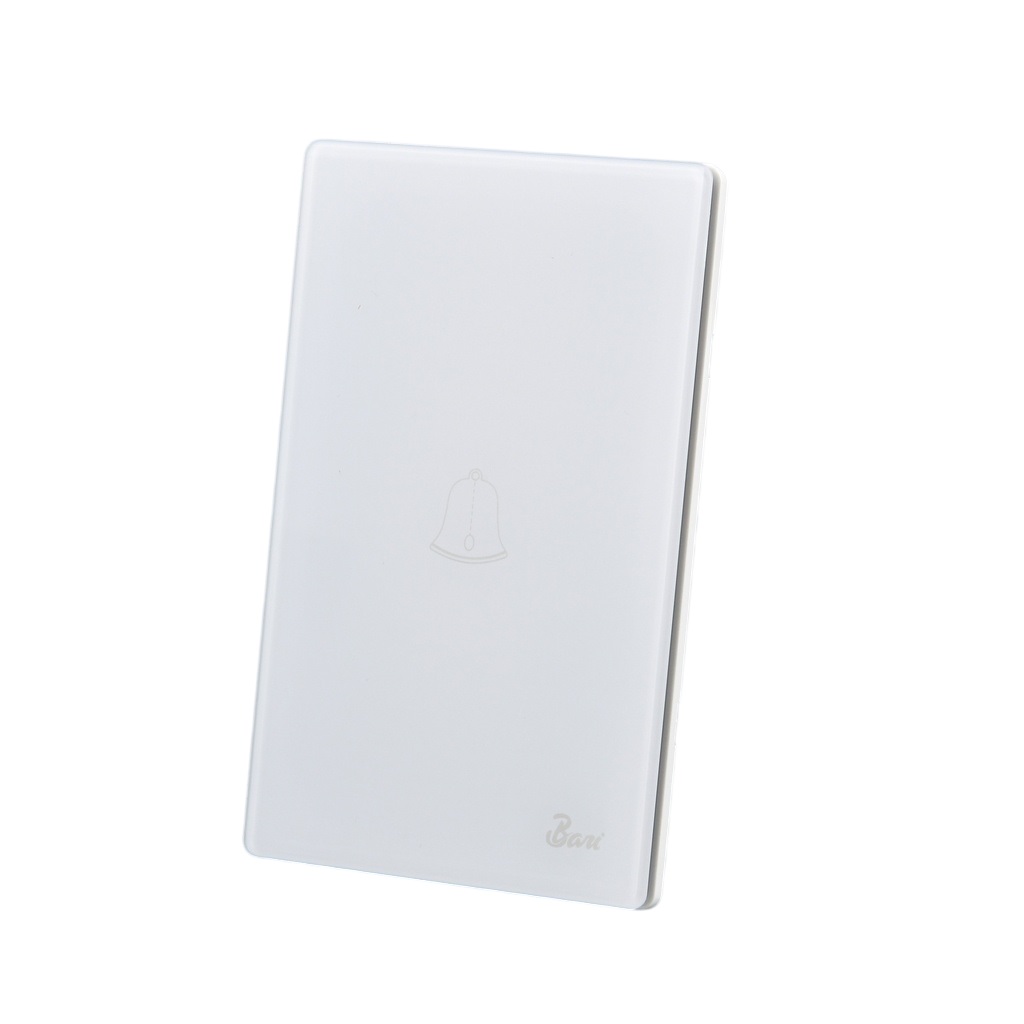 INTERRUPTOR TIMBRE SERIE NEVE COLOR BLANCO BRILLANTE REF. INT.11.04 MARCA BARI