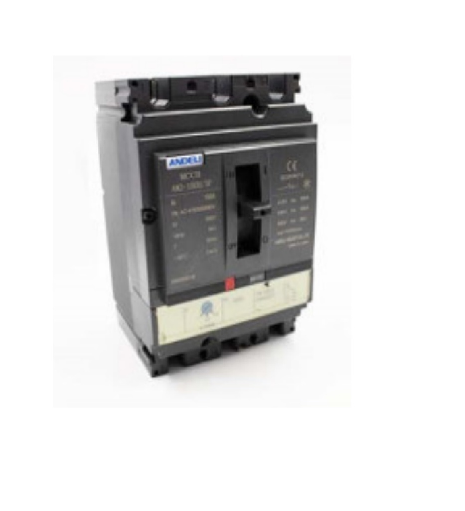 BREAKER 3P X 100 AMP CAJA MOLDEADA AJUSTABLE 80 A - 100 A SERIE AM2 REF. CON26467 MARCA ANDELI