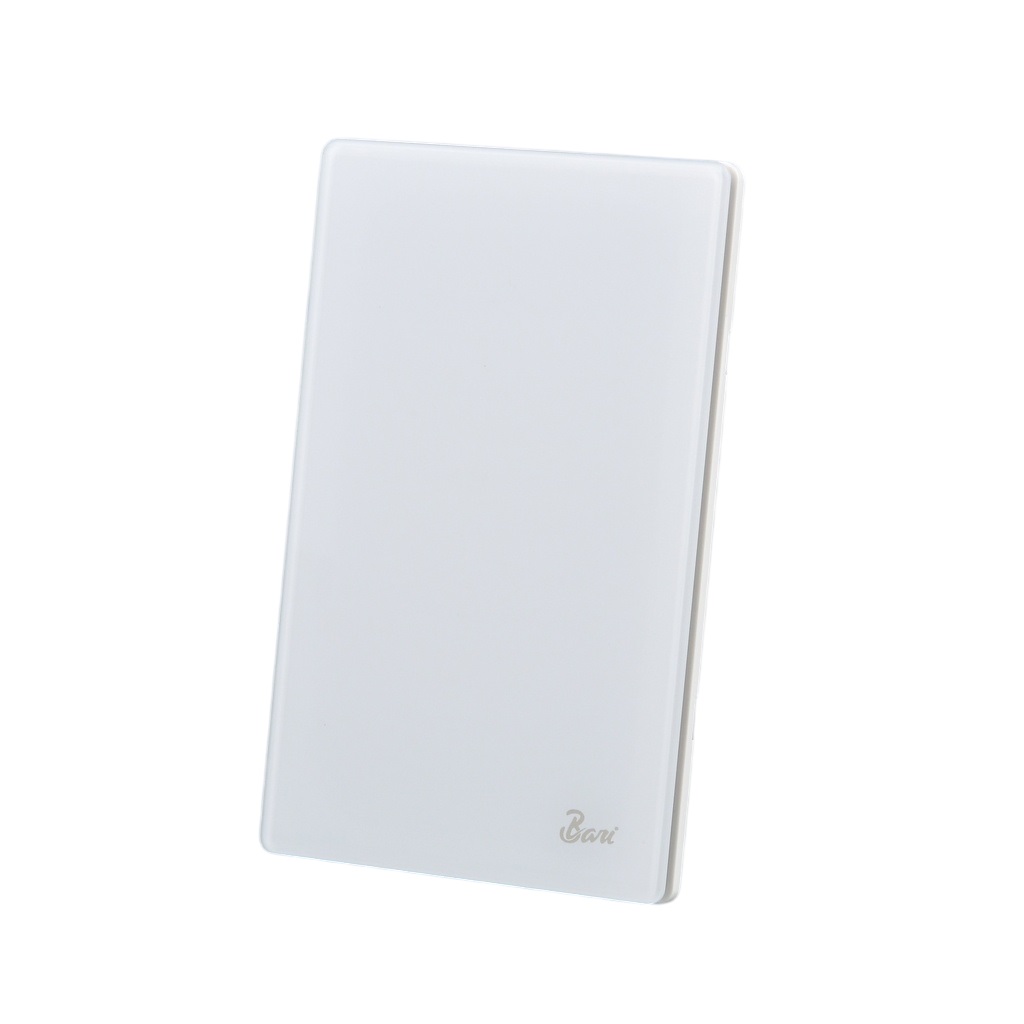 INTERRUPTOR SENCILLO SERIE NEVE COLOR BLANCO BRILLANTE REF. INT.11.01 MARCA BARI