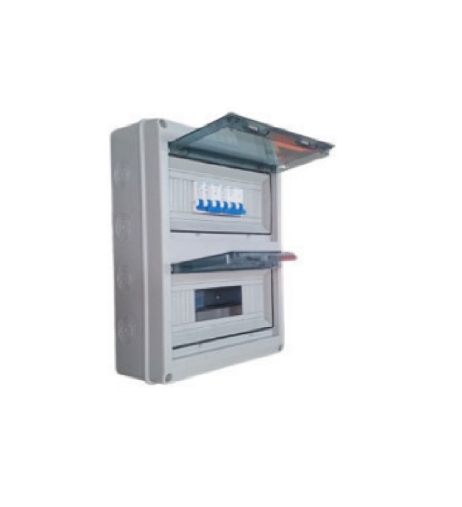 CAJA PARA BREAKER PLASTICA DE 24 POLOS IP65 / TABLERO PARA TERMOMAGNETICO REF. CON14531 MARCA ANDELI