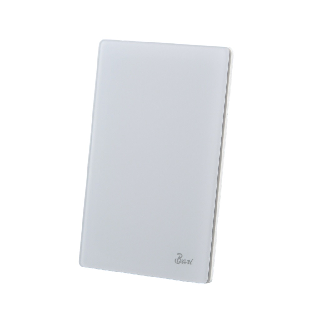 INTERRUPTOR SENCILLO SERIE NEBBIA COLOR BLANCO MATE REF. INT.16.01 MARCA BARI