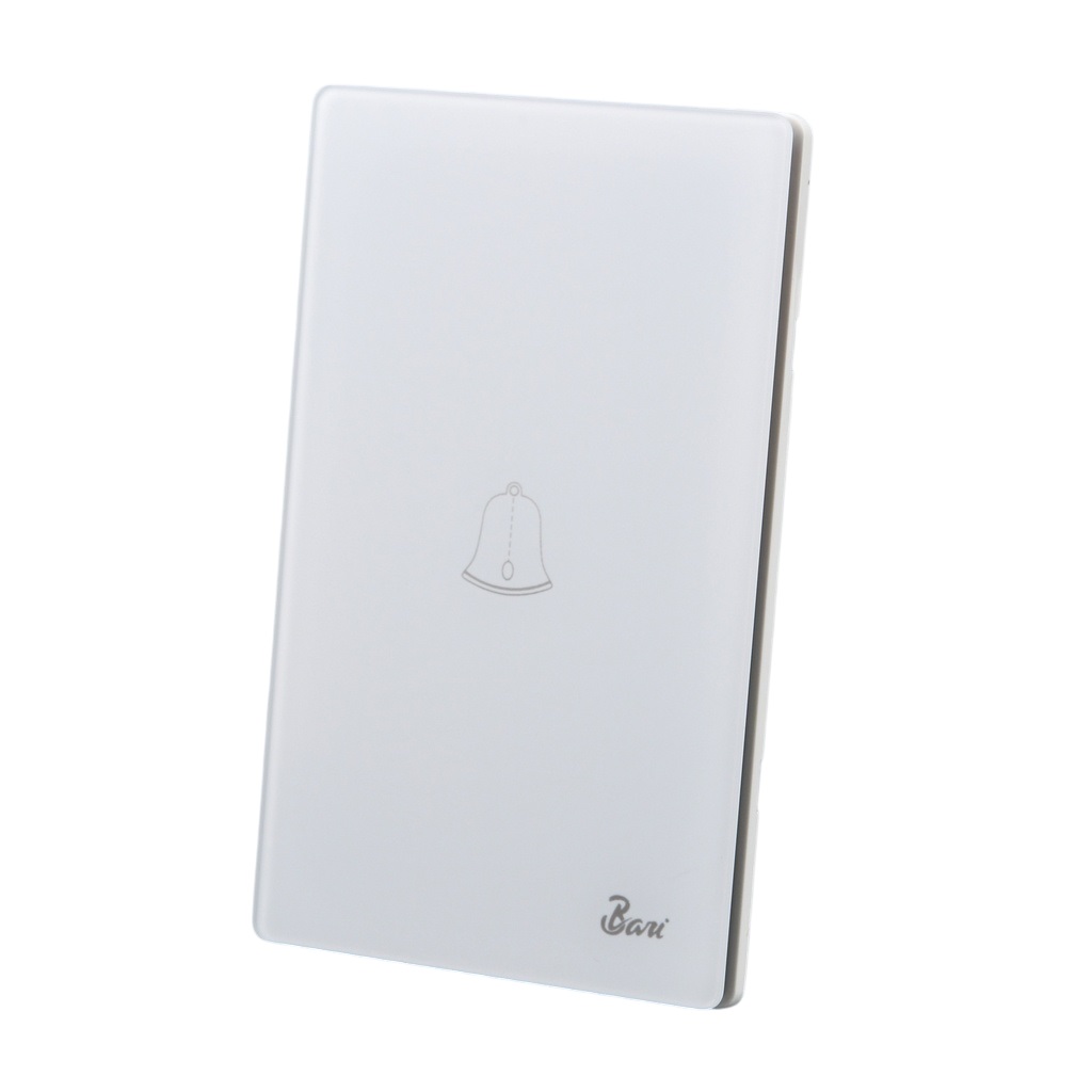 INTERRUPTOR TIMBRE SERIE NEBBIA COLOR BLANCO MATE REF. INT.16.04 MARCA BARI