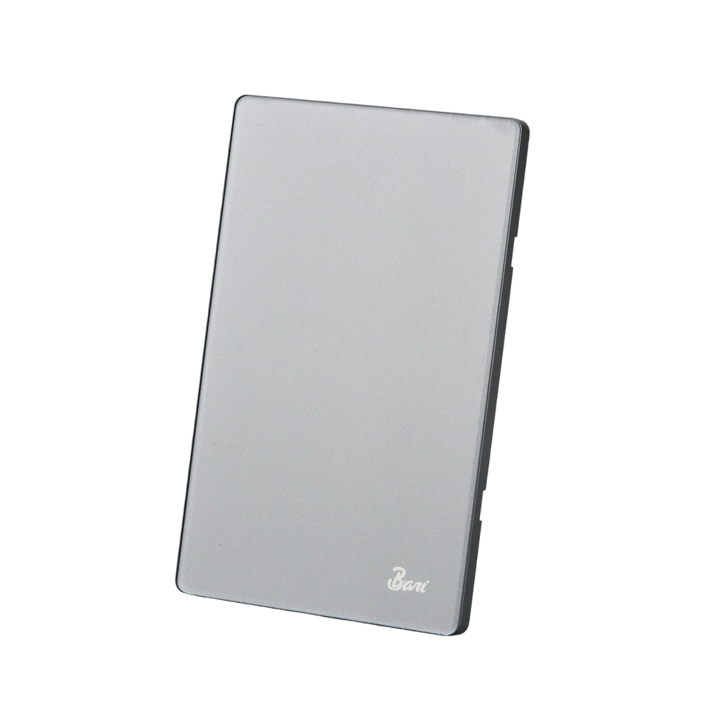 TAPA CIEGA SERIE GRIGIO COLOR GRIS BRILLANTE REF. INT.13.10 MARCA BARI
