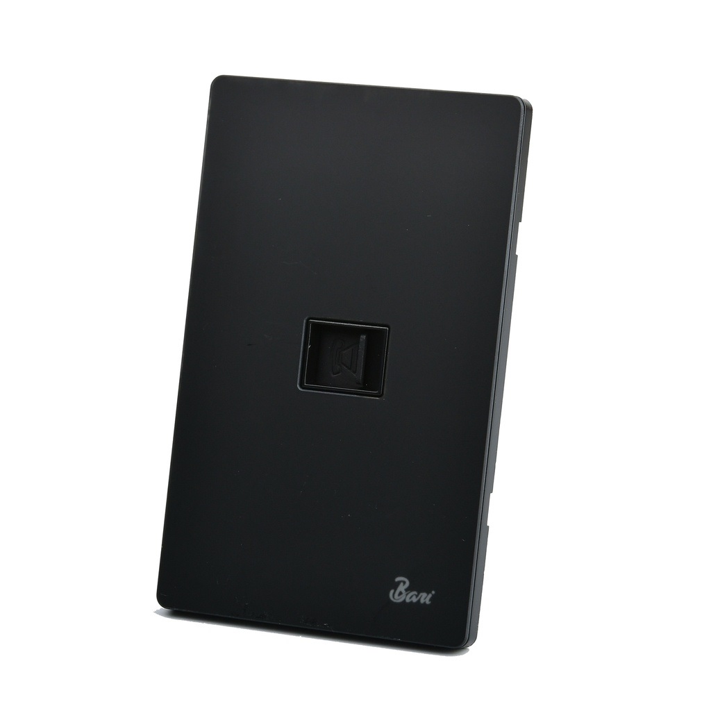 TOMA PARA TELEFONO SERIE SPENTO COLOR NEGRO MATE REF. INT.14.05 MARCA BAR