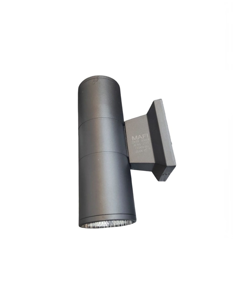 APLIQUE DE TECHO LED INTEGR SUP REDO 2 X 3W 3000K 85-277V NEG REF 0001-007-OW04BLACK3000K2X03W MAFI