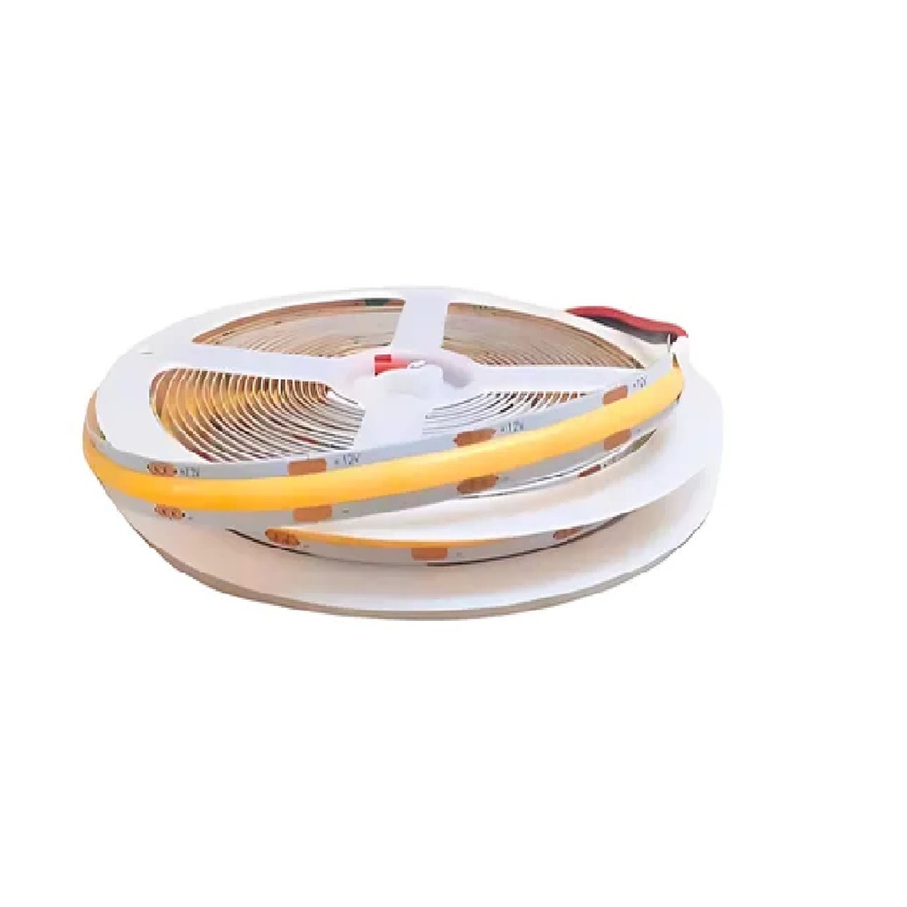 CINTA LED COB 3000K 11W/M 5 MTS 12VDC SIN TRANSFORMADOR REF. IS002-COB3000K MARCA MAFI