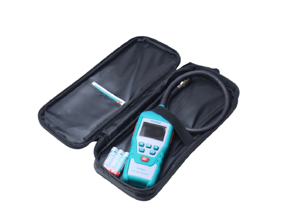 DETECTOR DE GASES DIGITAL PANT. LCD C/SENSOR 450MM 0 - 9999 PPM C/3 BAT AAA REF. TETGA01 TOTAL TOOLS